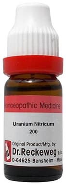 Dr. Reckeweg Uranium Nitricum Dilution 200 CH bottle of 11 ml dilution