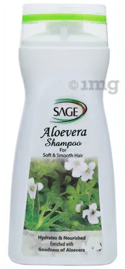 Sage Aloe Vera Shampoo bottle of 200 ml shampoo