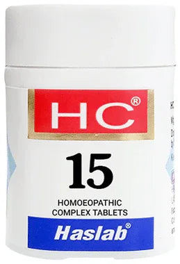 Haslab HC 15 Euphorbia Complex Tablet bottle of 550 gm tablet