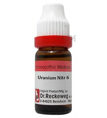 Dr. Reckeweg Uranium Nitricum Dilution 6 CH bottle of 11 ml dilution