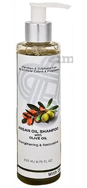 Teal & Terra Argan Oil with Olive Oil Shampoo pump bottle of 200 ml shampoo
