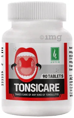 Adven Tonsicare Tablet bottle of 90 tablets