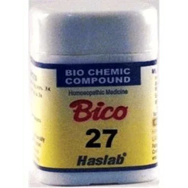 Haslab Bico 27 Biochemic Compound Tablet bottle of 20 gm tablet