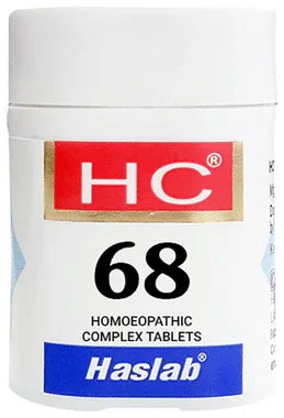 Haslab HC 68 Calcarea Flour Complex Tablet bottle of 550 gm tablet
