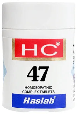 Haslab HC 47 Homoeo Vitamin-B Complex Tablet bottle of 550 gm tablet