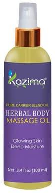 Kazima Herbal Body Massage Oil pump bottle of 100 ml oil