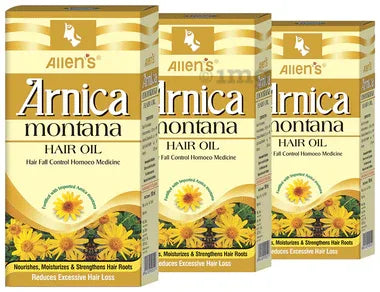 Allen Laboratories Arnica Montana Hair Oil (100ml Each) combo pack of 3 bottles