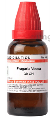 Dr Willmar Schwabe India Fragaria Vesca Dilution 30 CH bottle of 30 ml dilution