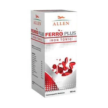 Allen Ferro Plus Iron Tonic bottle of 200 ml tonic