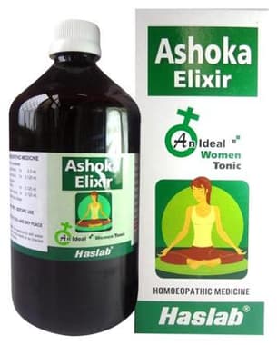 Haslab Ashoka Elixir Tonic bottle of 115 ml tonic