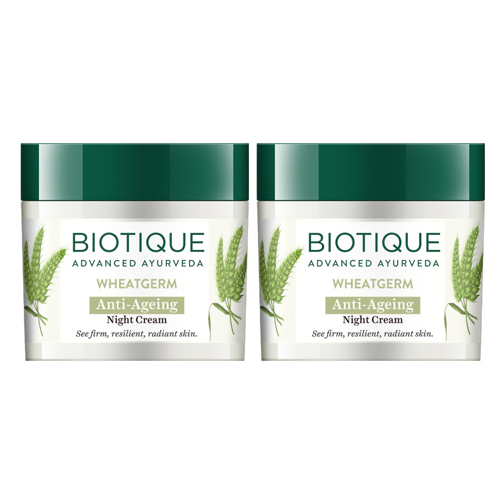WHEATGERM Anti-Ageing Night Cream 50g (Pack of 2)