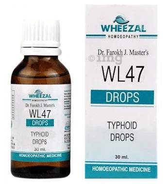 Wheezal WL47 Typhoid Drop bottle of 30 ml drop