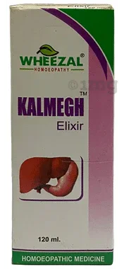 Wheezal Kalmegh Elixir bottle of 120 ml elixir