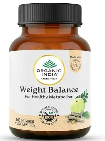 Organic India Weight Balance 60 Veg Capsules – Metabolism & Weight Management