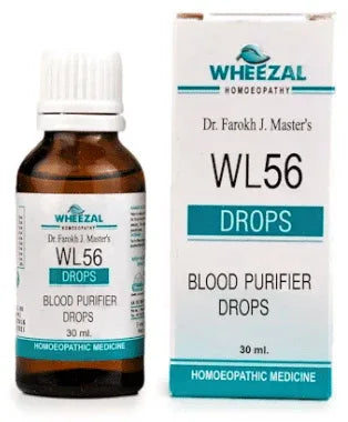 Wheezal WL56 Blood Purifier Drop bottle of 30 ml drop