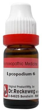 Dr. Reckeweg Lycopodium Dilution 6 CH bottle of 11 ml dilution