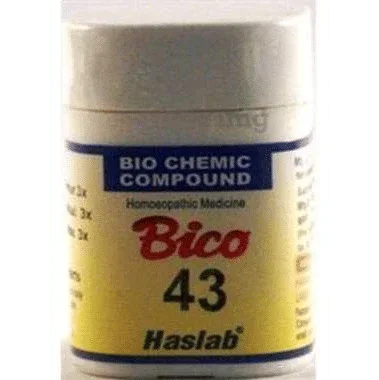 Haslab Bico 43 Biochemic Compound Tablet bottle of 20 gm tablet