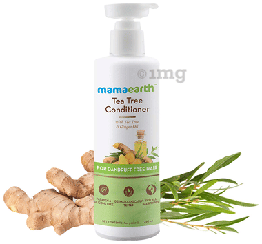 Mamaearth Tea Tree Conditioner | For All Hair Types | Paraben & Silicone-Free pump bottle of 250 ml conditioner by Mamaearth – Shop authentic Mamaearth products. Free S/H Singapore, Dubai, Japan. Trusted since 2013, 50K+ orders