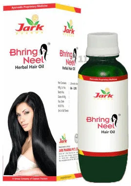 Jark Pharma Bhring Neel Herbal Hair Oil bottle of 200 ml oil