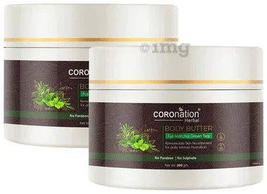 Coronation Herbal Fuji Matcha Green Tea Body Butter (200gm Each) combo pack of 2 packs