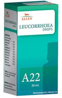 Allen A22 Leucorrhoea Drop bottle of 30 ml drop