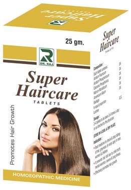 Dr. Raj Super Haircare Tablet bottle of 25 gm tablet