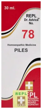REPL Dr. Advice No.78 Piles Drop bottle of 30 ml drop