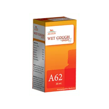 Allen A62 Wet Cough Drop bottle of 30 ml drop