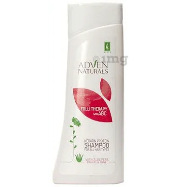 Adven Naturals Keratin Protein Shampoo bottle of 200 ml shampoo