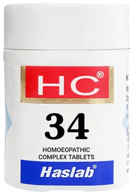 Haslab HC 34 Merc. Sol. Complex Tablet bottle of 550 gm tablet