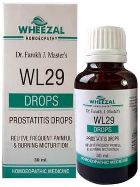 Wheezal WL29 Prostatitis Drop bottle of 30 ml drop