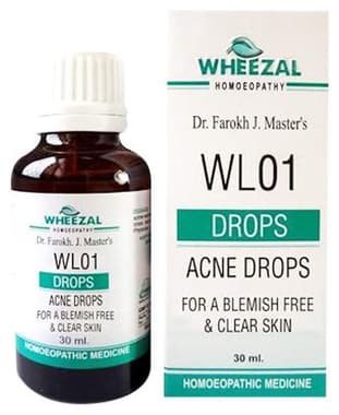 Wheezal WL01 Acne Drop bottle of 30 ml drop