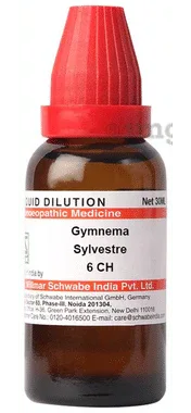 Dr Willmar Schwabe India Gymnema Sylvestre Dilution 6 CH bottle of 30 ml dilution