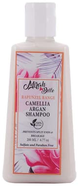 Mirah Belle Camellia Argan Rapunzel Range Shampoo (200ml Each)