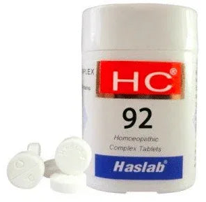 Haslab HC 92 Spongia Complex Tablet bottle of 20 gm tablet