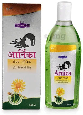 Hapdco Arnica Hair Tonic bottle of 200 ml oil
