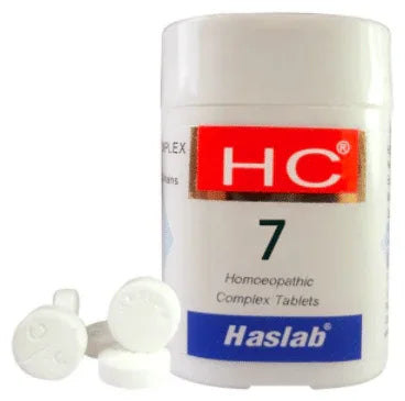Haslab HC 7 Berberis Complex Tablet bottle of 20 gm tablet