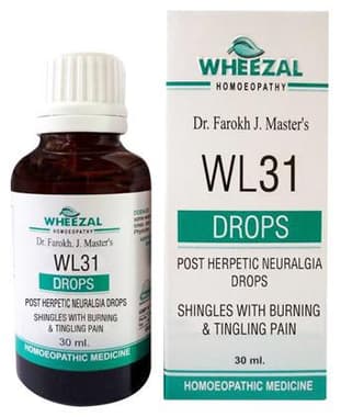Wheezal WL31 Post Herpetic Neuralgia Drop bottle of 30 ml drop