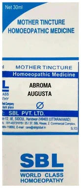 SBL Abroma Augusta Mother Tincture Q bottle of 30 ml mother tincture