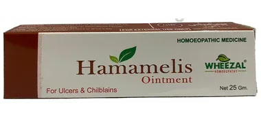 Wheezal Hamamelis Ointment tube of 25 gm ointment