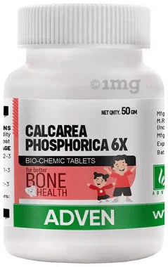 Adven Calcarea Phosphorica 6X Tablet bottle of 50 gm tablet