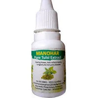 2 x  Manohar Tulsi Drops Extract (15ml)
