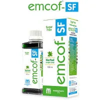 2 x  Emcof SF Herbal Cough Syrup (100ml)