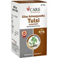 2 x  V Care Giloy Ashwagandha Tulsi Ghan Vati (60tab)