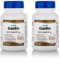 2 x  Healthvit Garlin Garlic Powder 300Mg (60caps)