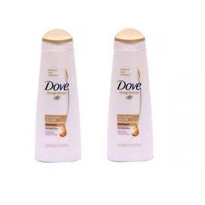 2 x Dove Damage Therapy Nourishing Oil Care shampoo 180ml each