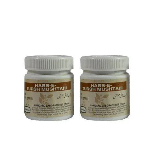 Hamdard Habb-e-Tursh Mushtahi 40 Pills – Pack of 2