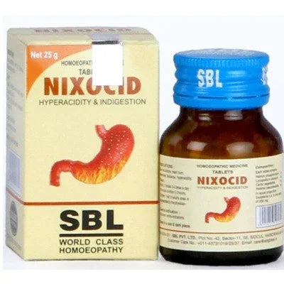 2 x SBL Nixocid Tabs 25gms each