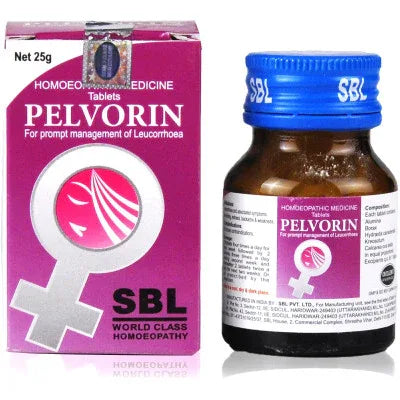 2 x SBL Pelvorin Tabs 25gms each