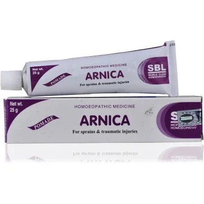 SBL Arnica Ointment 25g (for Sprains, Muscular Pains, Traumatic Injuries)